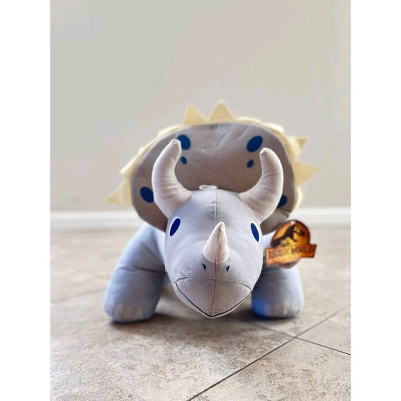 29” TRICERATOPS Jurassic World Dominion Large Plush Limited Edition - Picture 1 of 12